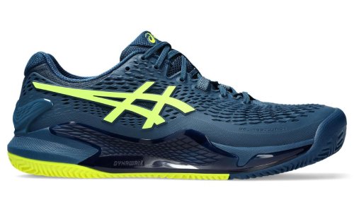 Asics Gel-Resolution 9 Clay - mako blue/safety yellow