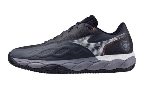Mizuno Wave Enforce Court CC - odyssey gray/white/blue granite