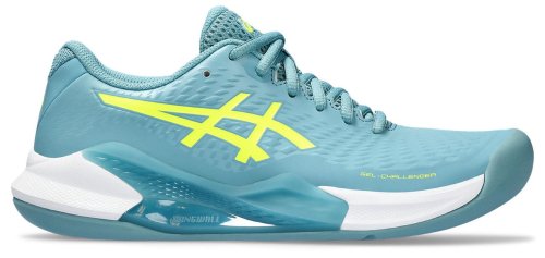 Asics Gel-Challenger 14 Indoor - gris blue/safety yellow