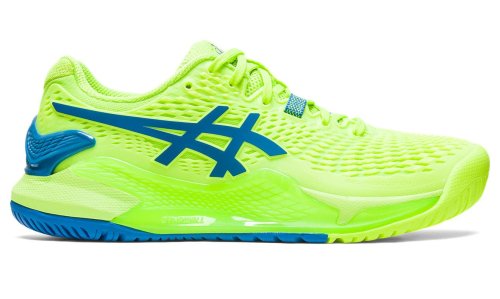 Asics Gel-Resolution 9 - hazard green/reborn blue