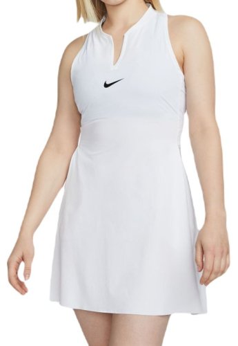 Nike Court Dri-Fit Advantage Club Dress - white/black