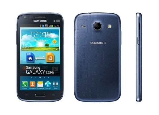 Samsung i8262 Galaxy Core Duos Dual Metallic Blue