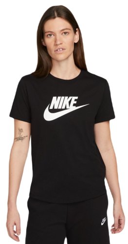 Nike Sportswear Essentials T-Shirt - black/white