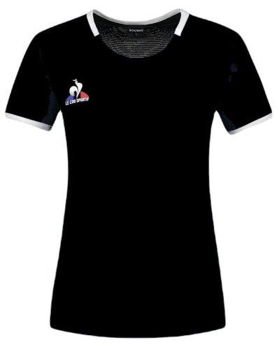 Le coq sportif Tennis T-Shirt Short Sleeve N°2 W - black