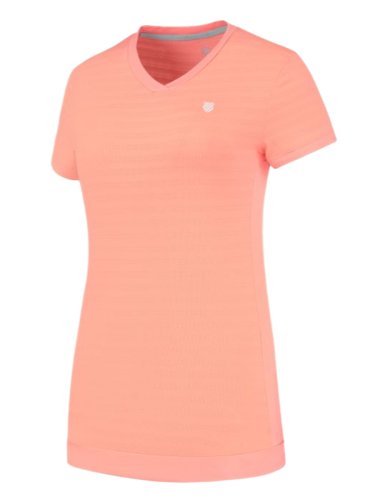 K-swiss Tac Hypercourt V-Neck Top - desert flower