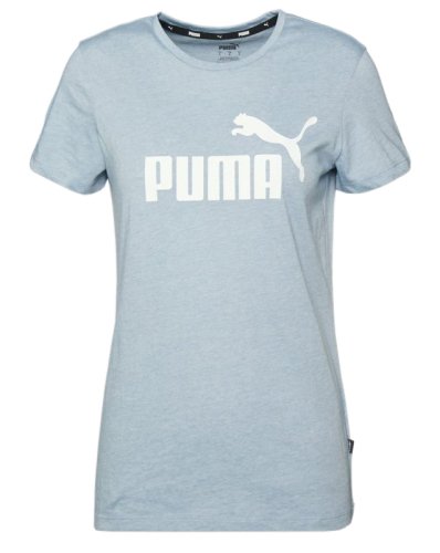 Puma ESS Logo Heather Tee - blue wash