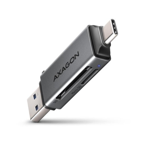 Axagon CARD READER USB-C+USB3.2 2SLOT/SD/MICROSD CRE-DAC