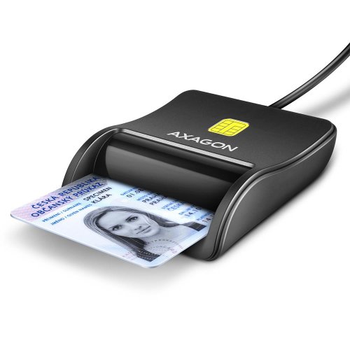 Axagon CARD READER FLAT SMARTCARD/USB2.0 1.3M CRE-SM3N