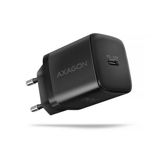 Axagon MOBILE CHARGER WALL USB-C 30W/1PORT BLACK ACU-PD30