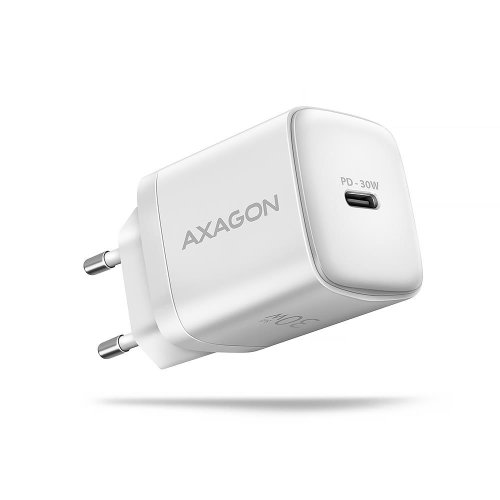 Axagon MOBILE CHARGER WALL USB-C 30W/1PORT WHITE ACU-PD30W