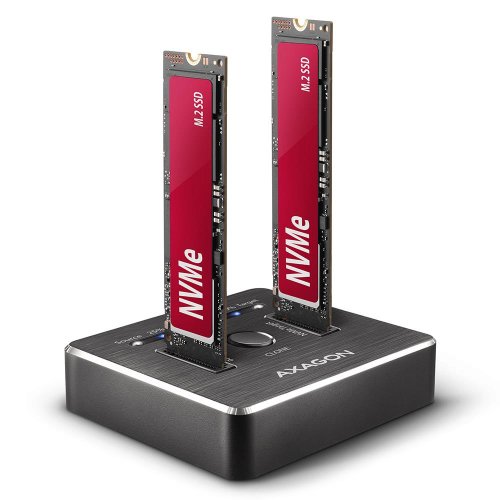 Axagon SSD ACC DOCK STATION USB-C/2XM.2 NVME ADSA-M2C
