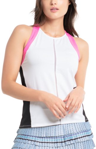Lucky in love Prep It Up Scuba High Neck Tank - white