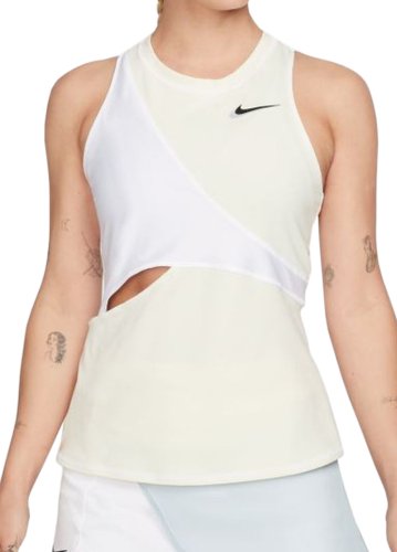 Nike Court Dri-Fit Slam Tennis Tank W - coconut milk/white/black