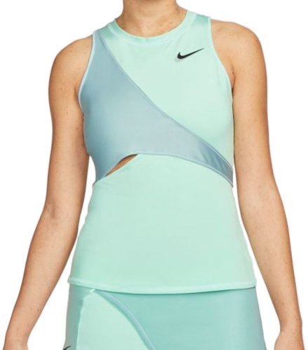 Nike Court Dri-Fit Slam Tennis Tank - mint foam/ocean cube/black