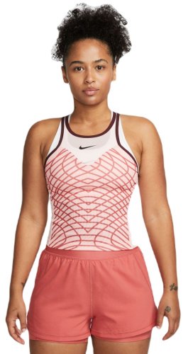 Nike Court Dri-Fit Slam Tank Top - pink bloom/night maroon/black