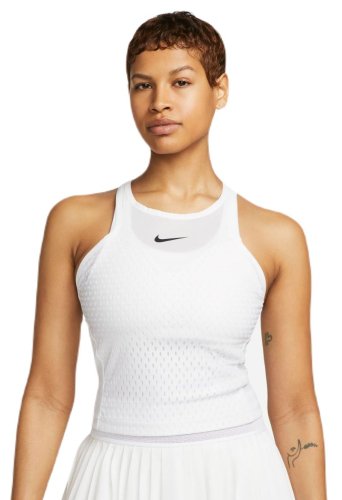 Nike Court Dri-Fit Slam Tennis Tank Top - white/black
