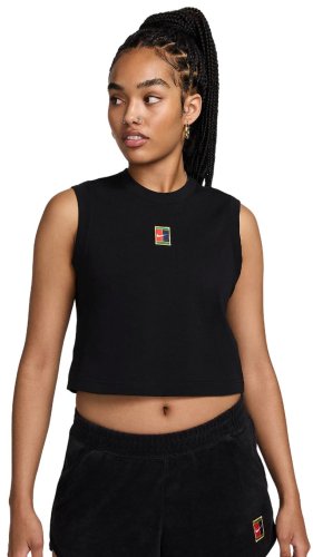 Nike Court Heritage Cropped Tennis Tank Top