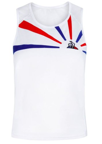 Le coq sportif TENNIS Debardeur 20 N.O. W - white/cobalt/red