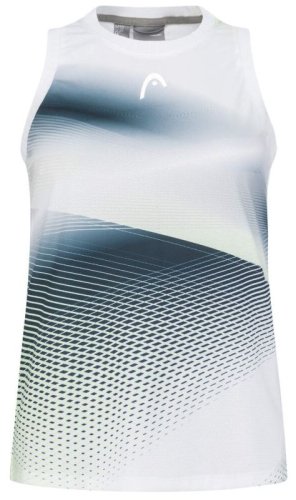 Head Performance Tank Top - white/print perf