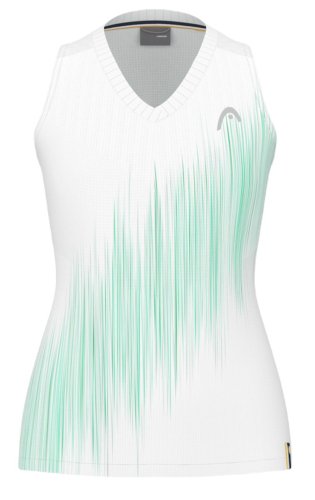 Head Performance Tank Top - candy/print perf white