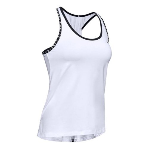 Under armour Knockout Tank - white/black
