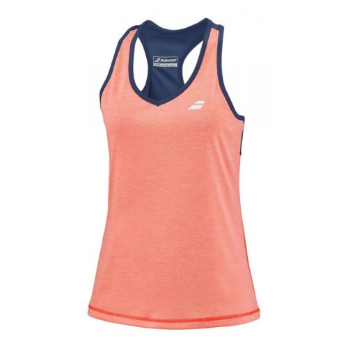 Babolat Play Tank Top Women - fluo strike/estate blue