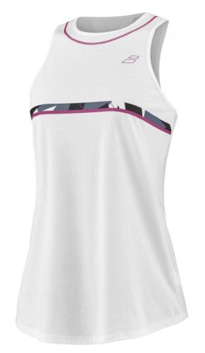 Babolat Aero Cotton Tank Woman - white