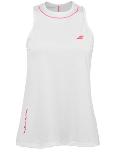 Babolat Strike Tank Top - white/strike red