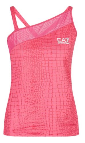 EA7 Woman Jersey Tank - fancy pink yarrow