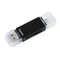 Hama 00181056 USB 2.0 OTG Card Reader Aluminium