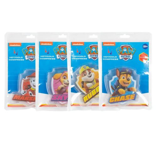 Paw patrol Hot/Cold Gel Compresse Set Different Colors 4 pcs
