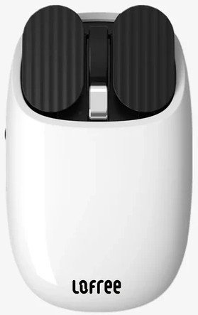 Lofree Wavy Chips Wireless mouse | 2.4 GHz, BT | White