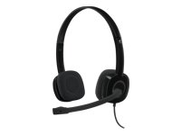 Logitech HEADSET STEREO H151/BLACK 981-000589