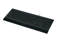Logitech LOGI K280e corded Keyb.USB black (US)