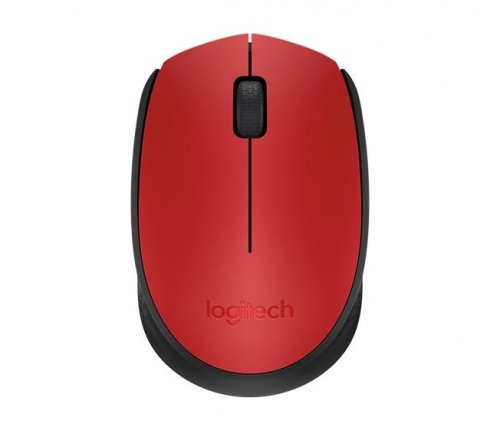 Logitech MOUSE USB OPTICAL WRL M171/RED 910-004641