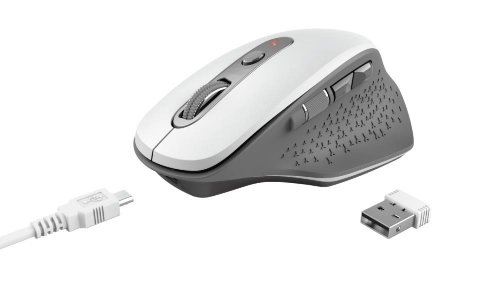 Trust MOUSE USB OPTICAL WRL/OZAA WHITE 24035