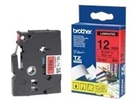 Brother TZE431 tape black/red 12mm 8m