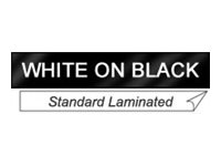Brother TZE345 tape white/black 18mm 8m