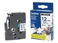 Brother TZE233 tape blue/white 12mm 8m