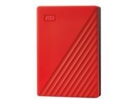 Western digital WD My Passport 4TB portable HDD Red