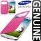 Samsung Galaxy i9500/i9505 S4 IV Original Premium S-view cover flip case EF-CI950BPEGWW pink maks
