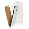 Samsung S7560/S7562/S7580 Galaxy Trend/Duos/Plus Leather Flip Case Cover White maks