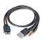 Samsung Galaxy Note N9005/S5 G900 3.5mm Micro USB Car Stereo Aux Audio Cable Black kabelis