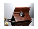 Apple iPad 5 Air Premium Quality Leather Vintage Rotating Smart Case Cover Stand Brown maks
