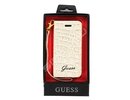 Apple iPhone 5/5S Original Guess Luxury Beige Croco Wallet Book Case Cover maks
