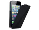 Apple iPhone 5/5S Original Kenzo Glossy Leather Flip Case Cover Paris Fashion Design Black maks