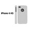 Apple iPhone 4/4S S Line Silicone Back Case Cover Bumper White maks