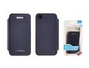 Apple iPhone 4/4S Luxury Wallet Flip Case Cover Mercury Saphire Blue Black maks 