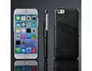 Apple iPhone 6/6S 4.7 Genuine Real Leather Slot Card Back Case Cover Black maks