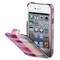 Apple iPhone 4/4S Hama Flip Case Karo Folding Cover Pink Red maks